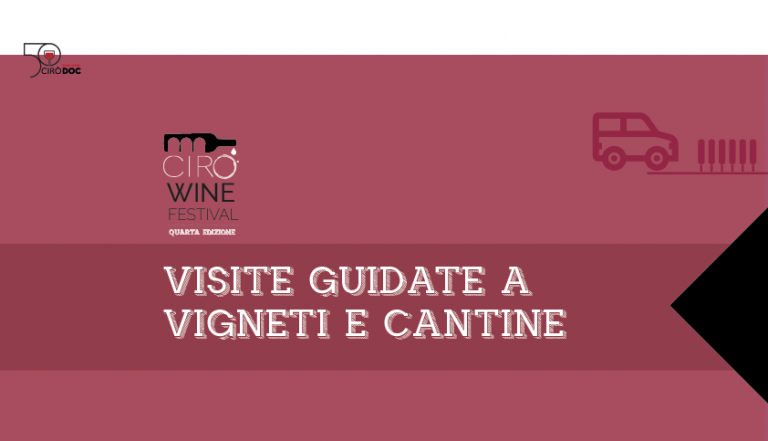 Cirò Wine Festival 19: visite guidate a vigneti e cantine