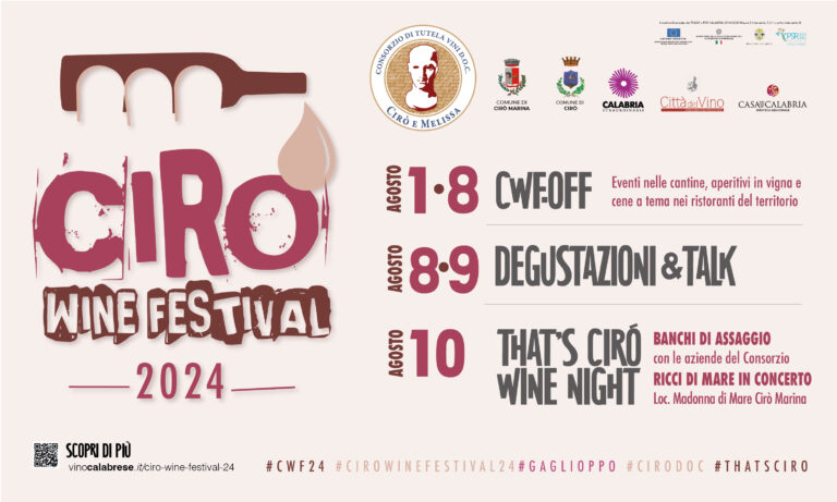 Cirò Wine Festival 2024 – tutte le info